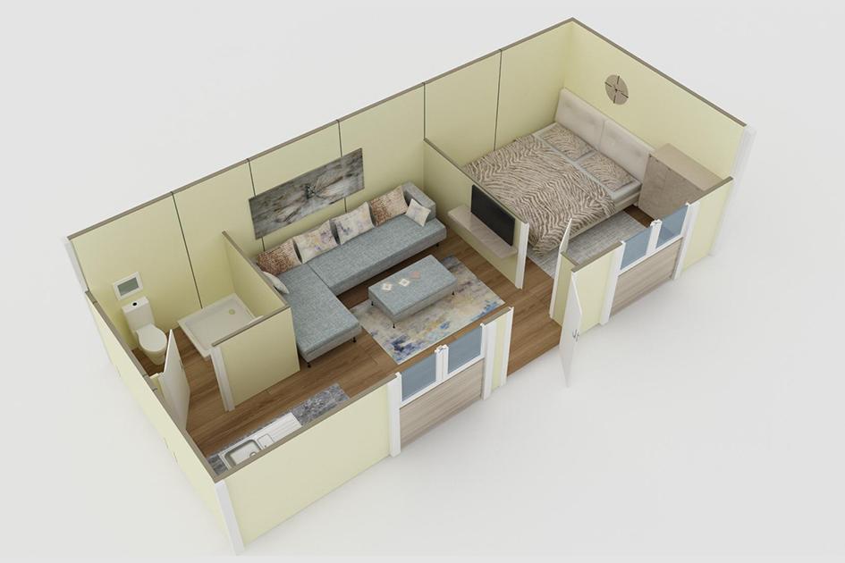 BP 02 Modüler Ev Modüler Evler Ayyıldız Prefabrik &amp; Konteyner