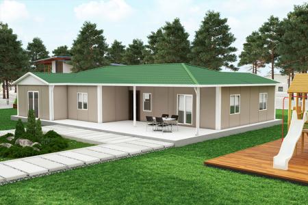 166m2 Prefabrik Ev