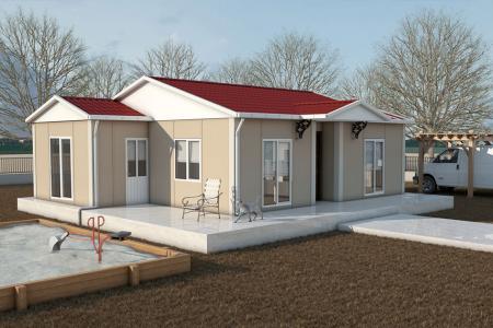 72m2 Prefabrik Ev