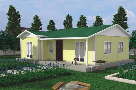 78m2 Prefabrik Ev